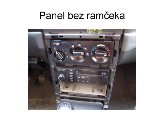 Výměna originálního radia Tank 2